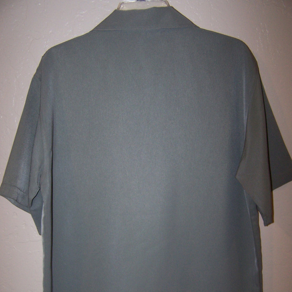 MEN'S DRAGONFLY CLOTHING SOLID GREEN SHIRT S3110 - Picture 6 of 8